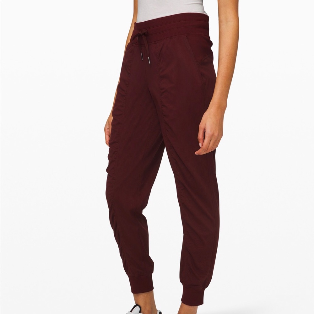 NEW lululemon burgundy joggers